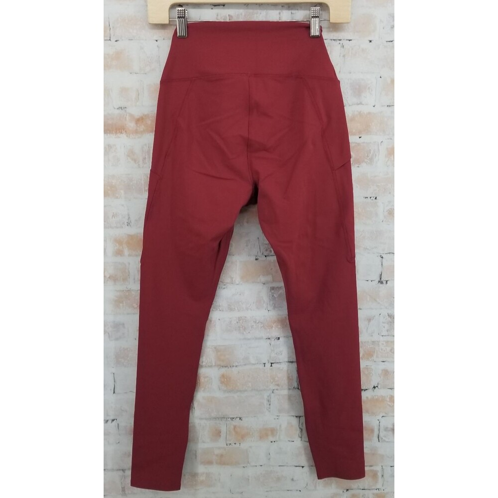 NWT Fjällräven Abisko Tights Womens Promegranate Red Size Small Next to Skin - Picture 3 of 7
